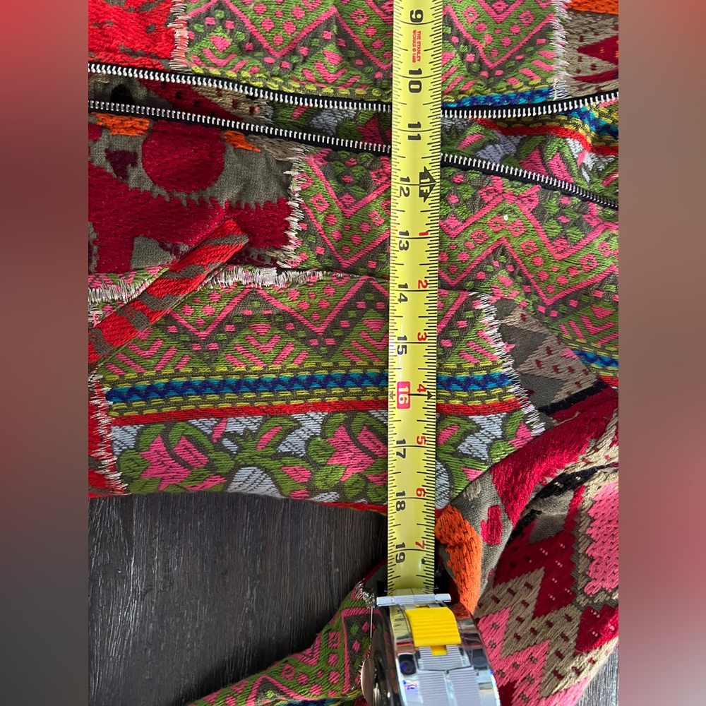 Zara Woman Multi Colored Patchwork Fabulousous Ja… - image 4